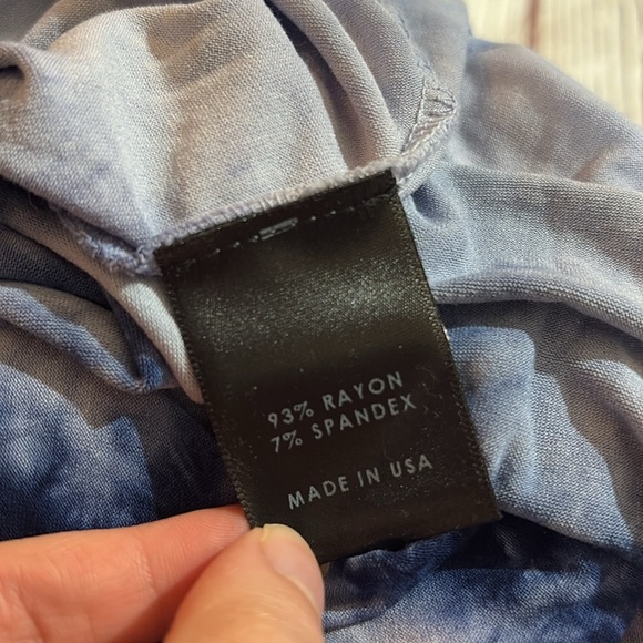 House of Harlow x REVOLVE Bryla Mini Dress Tie Dye Blue - Picture 8 of 8